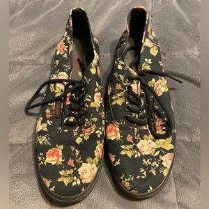 VANS Floral Canvas Women's Shoes